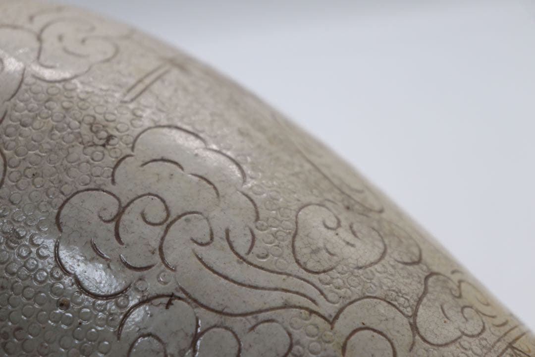 中国　磁州窯　人物紋瓶　送料込み0725