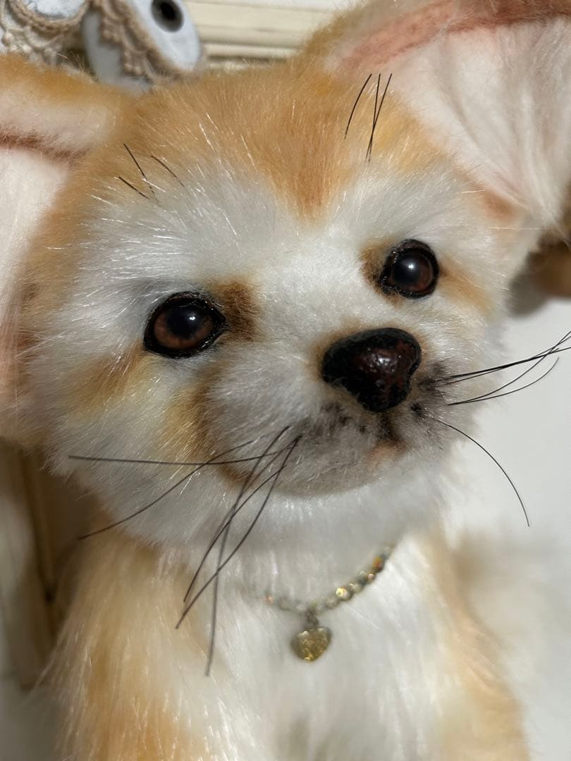 海外作家様作　ぬいぐるみ　テディベア　アートドール　フェネック　きつね