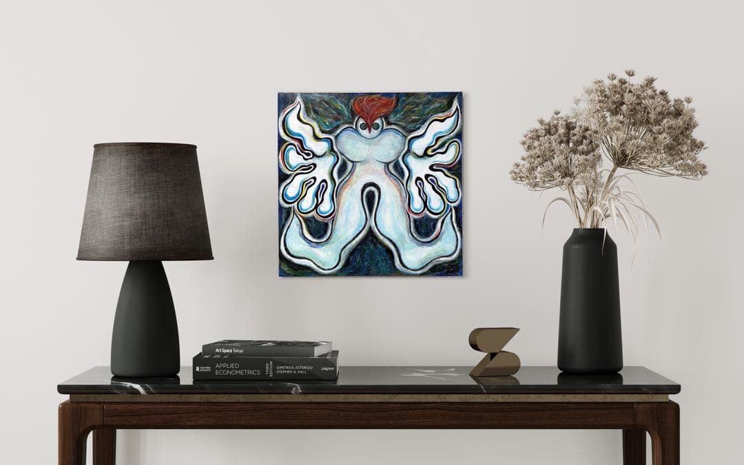 【君ならできる】　アクリル絵画　アート　原画の販売です(^^)