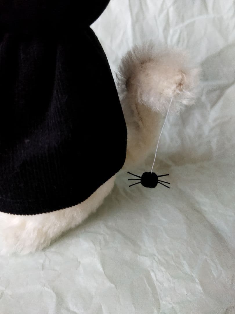 ⭐︎もも⭐︎ハロウィン黒マントの白ねこさん　Paricoさま　アーティストベア