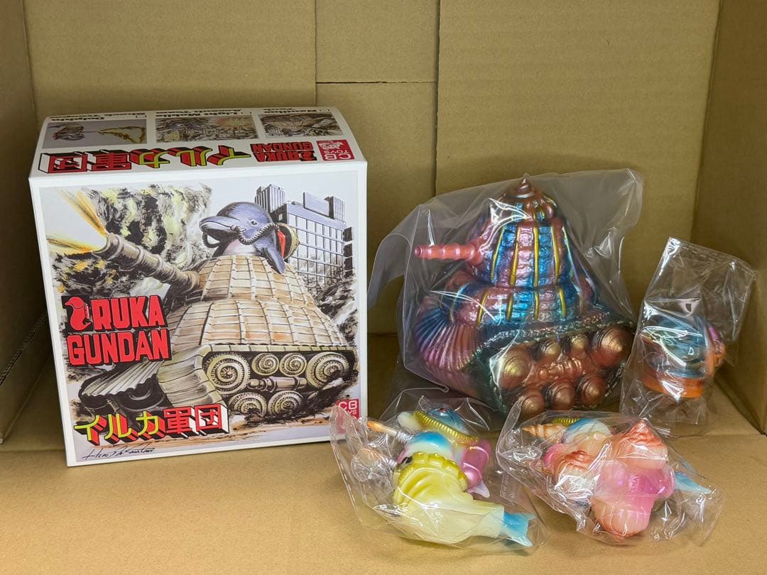 PAUL KAIJU ポールカイジュウ ソフビ イルカ軍団 イベント限定版