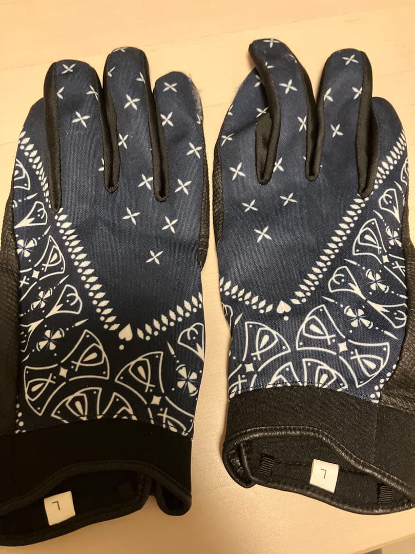 Challenger バンダナ柄 手袋 Lサイズ