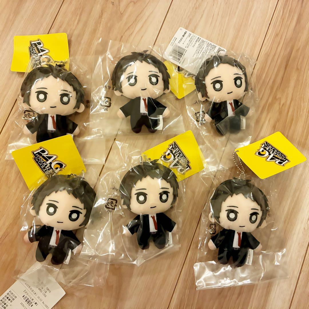 専用★6セット ペルソナ4G 足立透 ぬいぐるみキーホルダー P4G 新品未開封