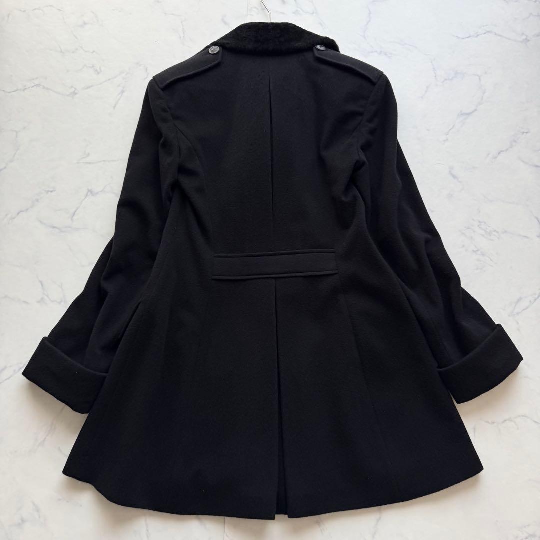 ポロラルフローレン カシミヤ混 ロングコート ナポレオンコート 2way ダブル