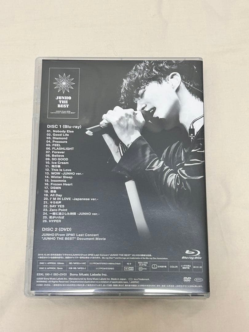 2PM JUNHOTHEBEST 完全生産限定盤(Blu-ray＋DVD)
