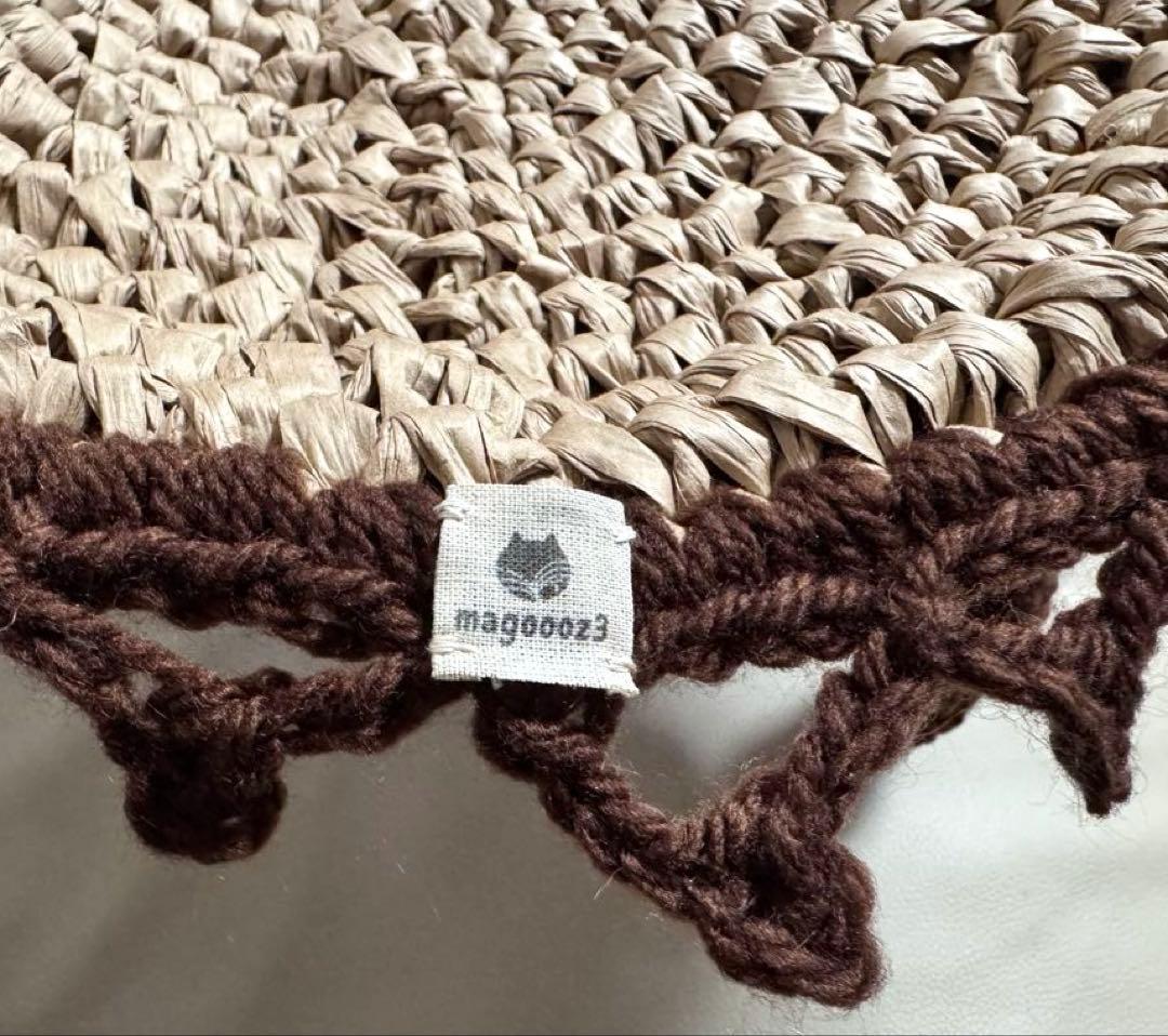 猫用　ベッド（ベージュ×ブラウン）　ハンドメイド　magoooz3