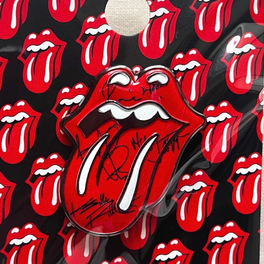 【海外店舗限定 】HardRockCafeローリングストーンズピンバッジサイン入