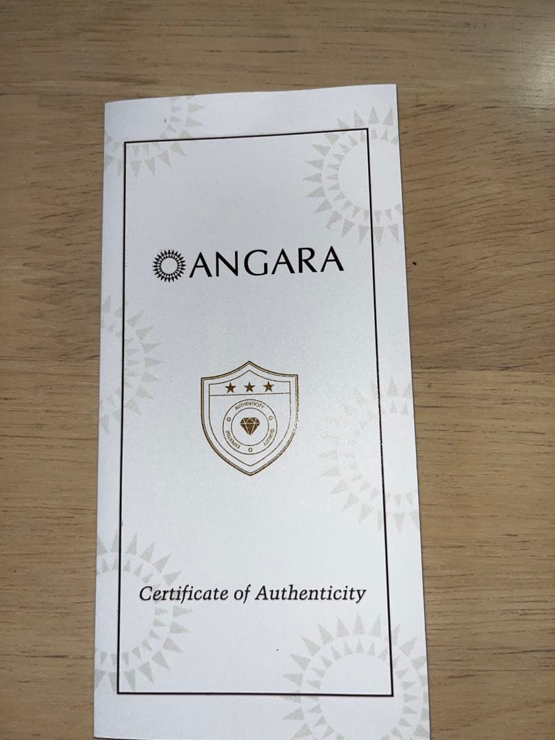 ANGARA 天然ルビーピアス