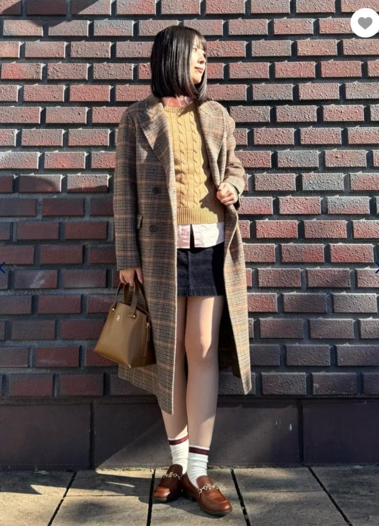 24aw　未使用　5万　トミーヒルフィガー　ウール　ダブル　チェックコート