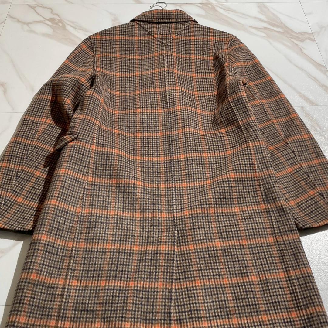 24aw　未使用　5万　トミーヒルフィガー　ウール　ダブル　チェックコート
