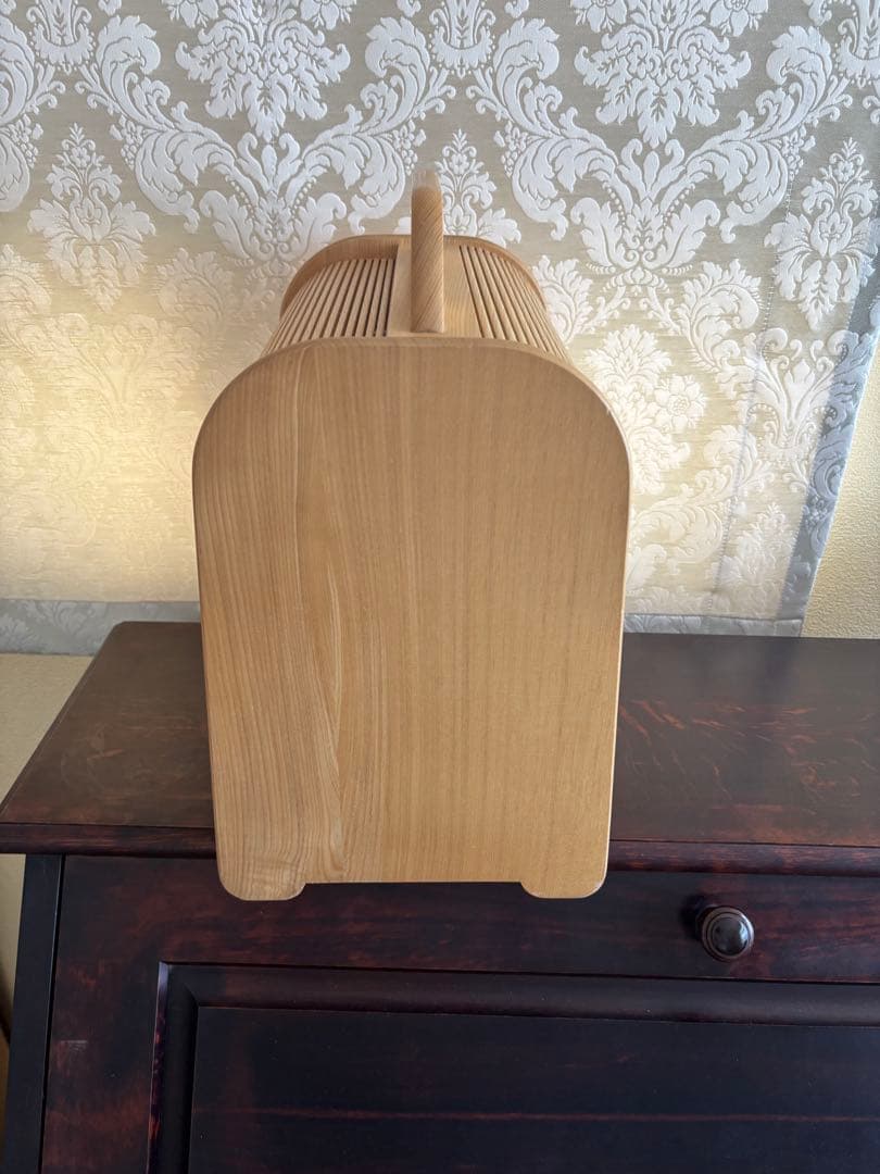 木製蛇腹コスメボックス ミラー 引き出し収納付き 美品