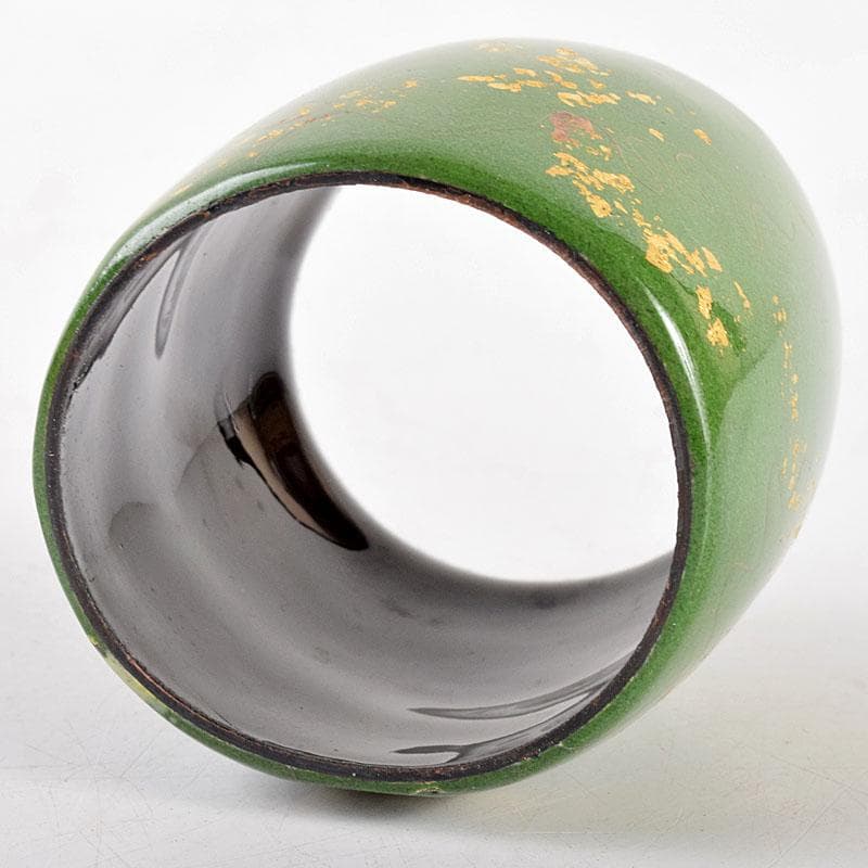 伝統工芸　小幡武代作　有線七宝　蓋置　共箱　V　R4730