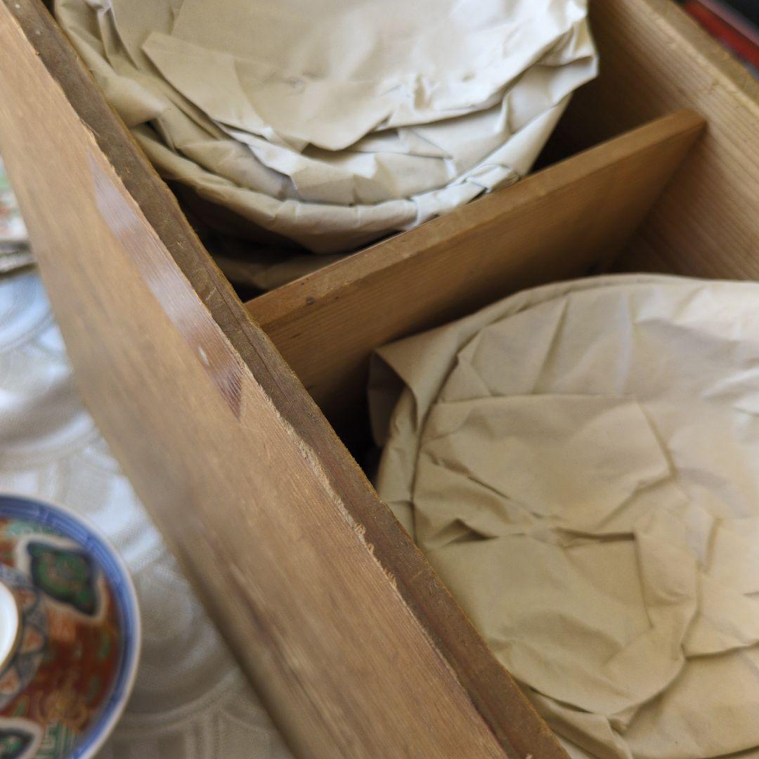 骨董　古伊万里　色鮮やかな陶器の器　セット