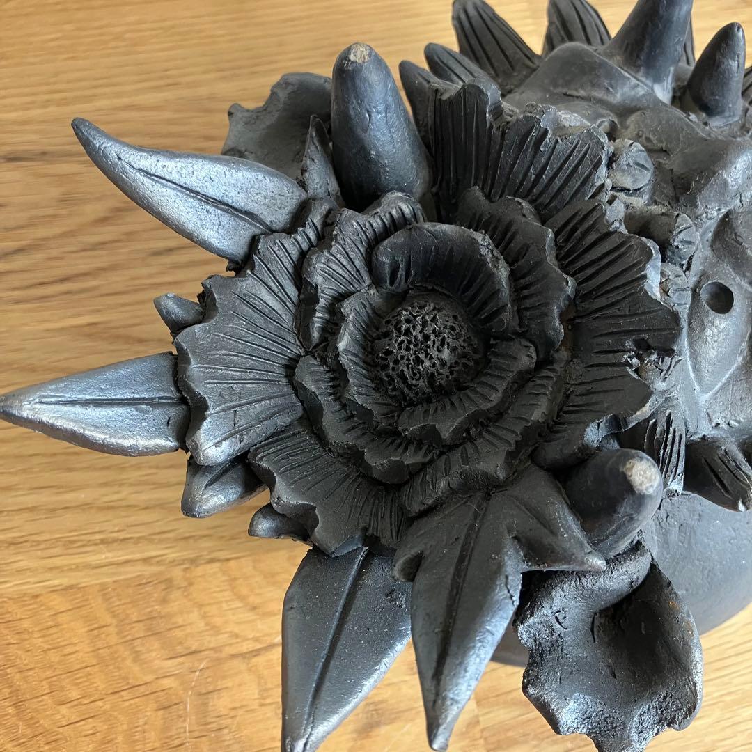 鬼面　茶碗？　丼？　鬼瓦風