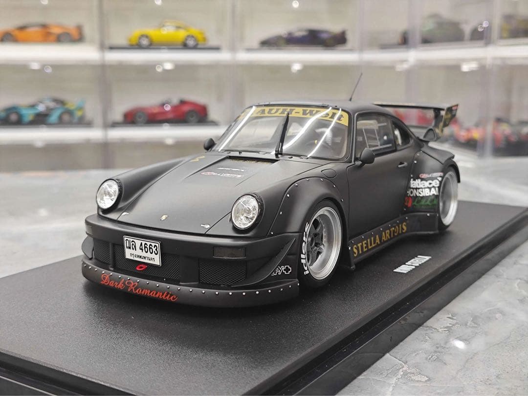 ハ*ル様 GT Spirit 1/18 ポルシェ 964 RWB ミニカー マッ