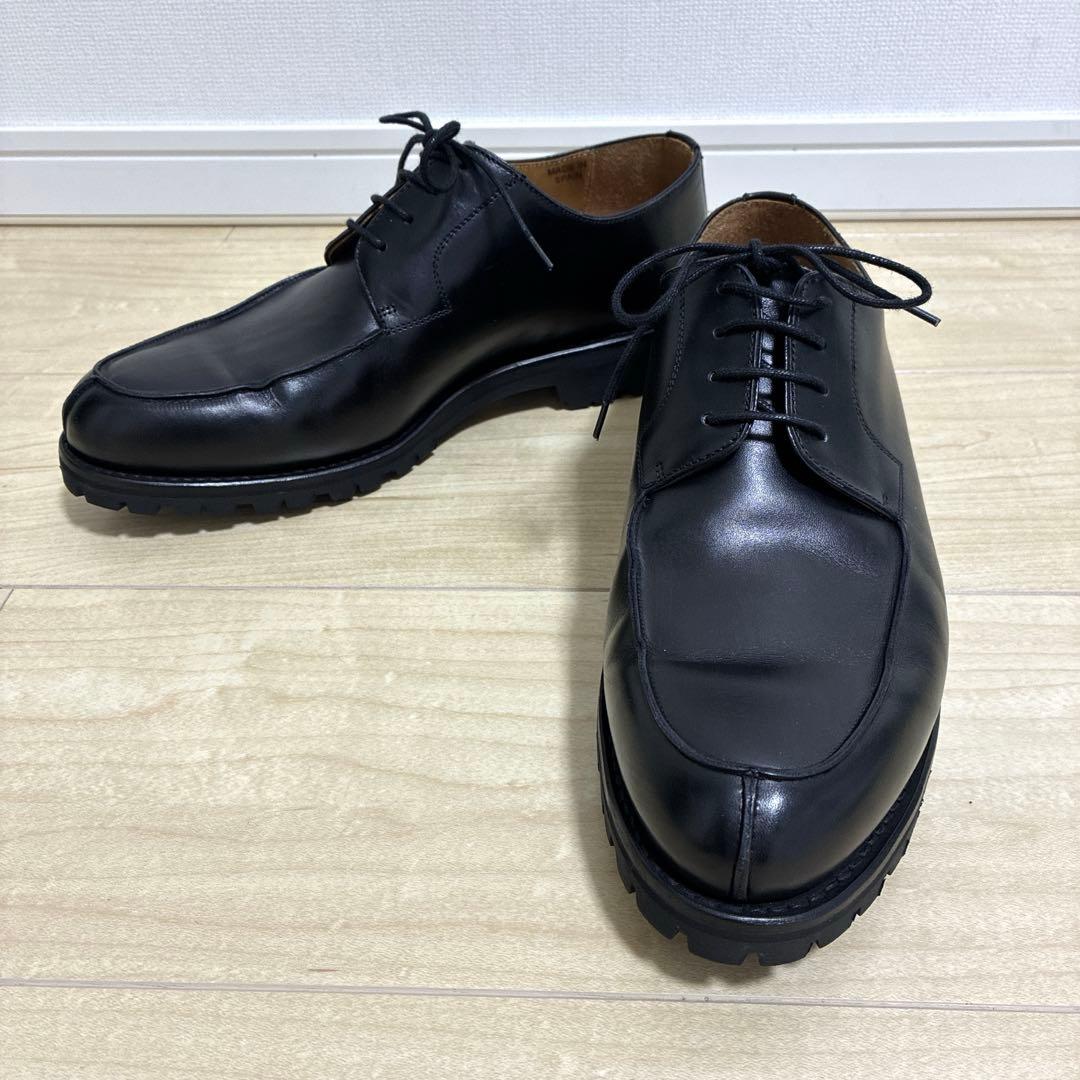 美品 Berwick バーウィック Uチップ 2369 ヴィブラム ソール 黒