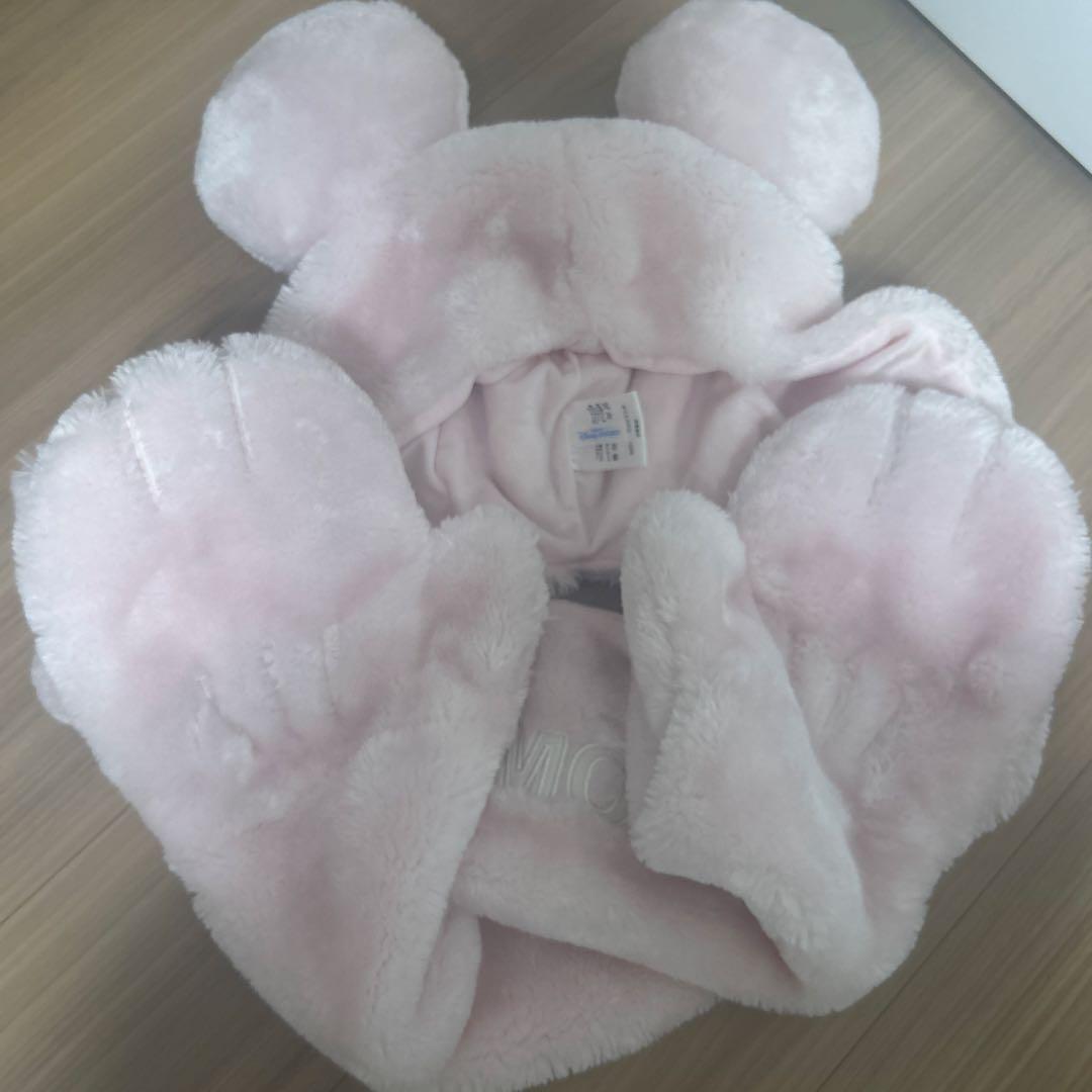 ディズニー　ピンクマフラー　ミッキー　40周年