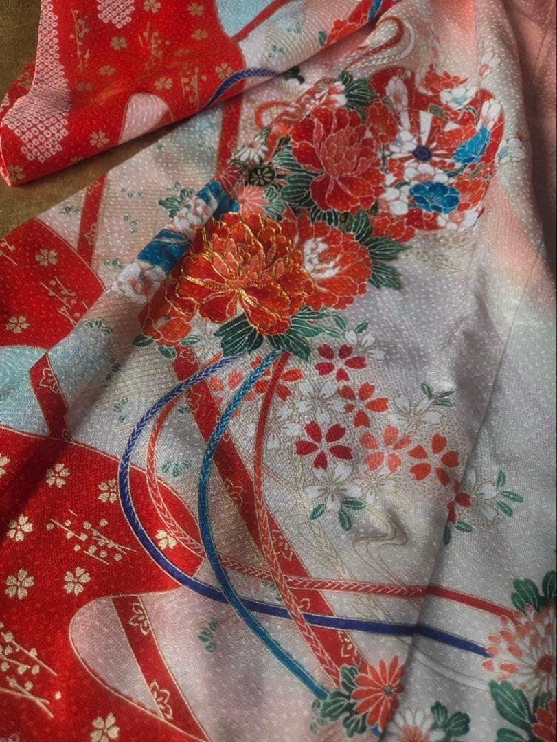 h*a様 七歳七五三フルセット　七五三着物帯セット　舞妓さん　美品　七五三