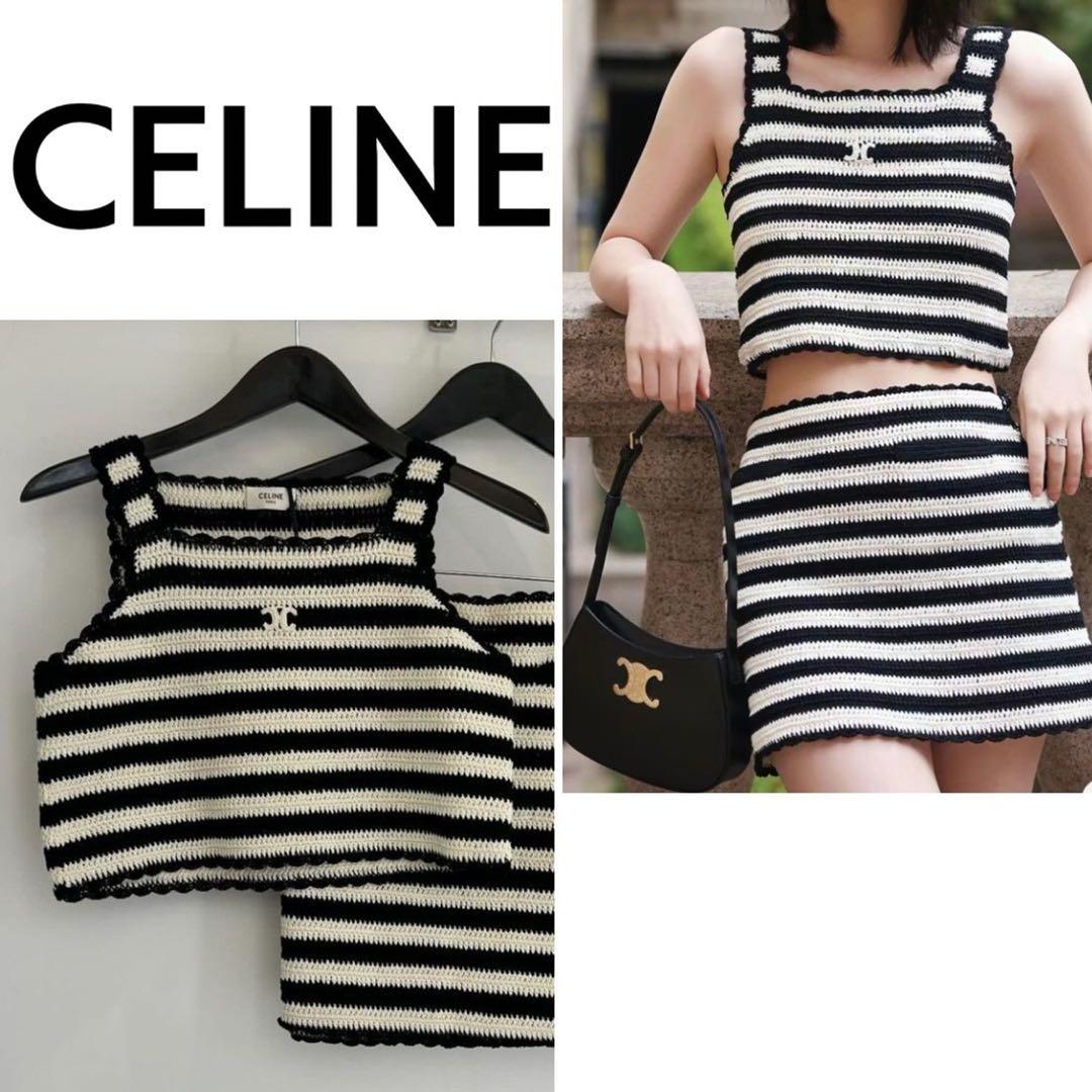 CELINE ニット タンクトップ