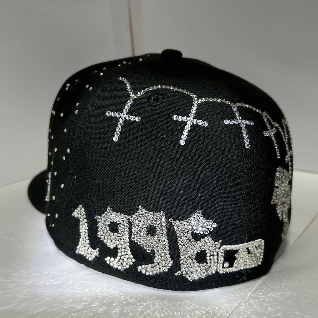 プ*A様 ジュエルキャップブラック ストリート （ホワイトソックス）