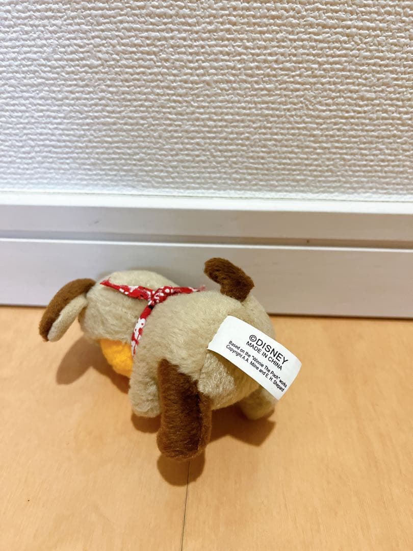 【激レア】レトロ ディズニーストア 犬プーさんキーチェーン マスコット