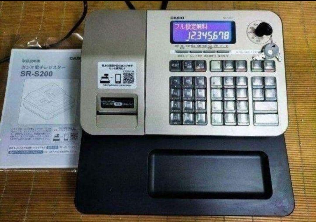 カシオレジスター　SR-S200　最新機種　スマホ設定売上管理　003222