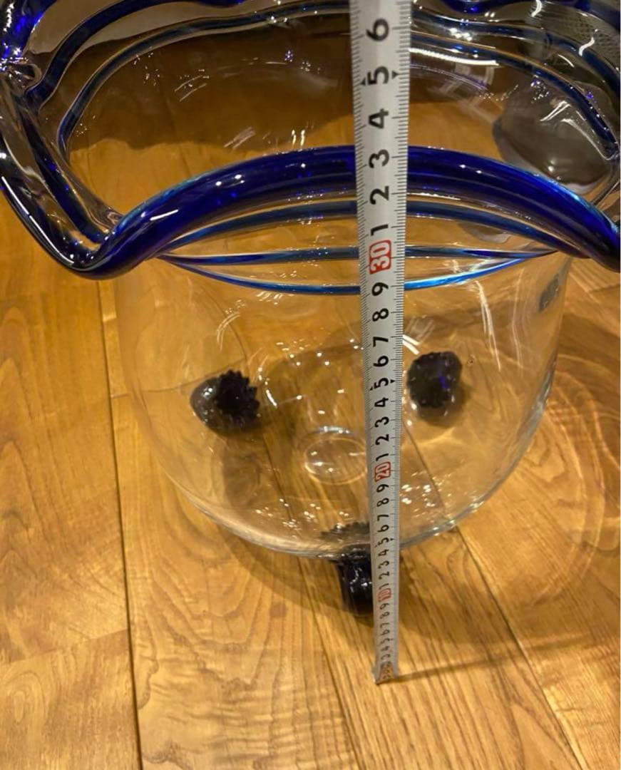 猫脚硝子　アンティーク　金魚鉢　レトロ ガラス製メダカ鉢・水槽