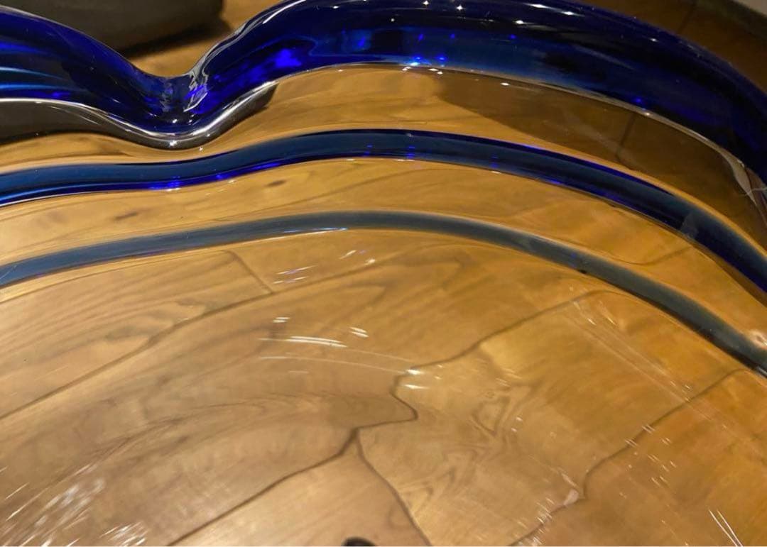 猫脚硝子　アンティーク　金魚鉢　レトロ ガラス製メダカ鉢・水槽