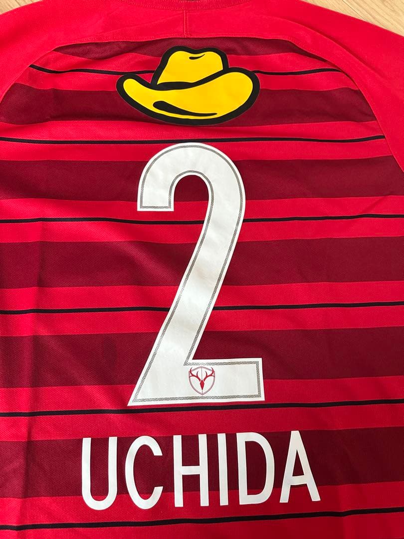 鹿島アントラーズ　 2018シーズンNIKEホームユニフォーム 内田篤人