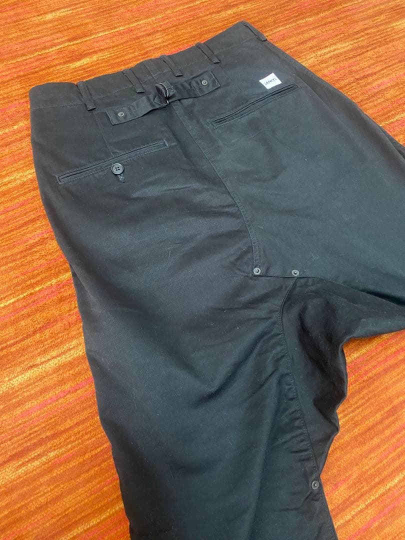 FUMITO GANRYU ガンリュウ サルエル パンツ M ブラック 黒