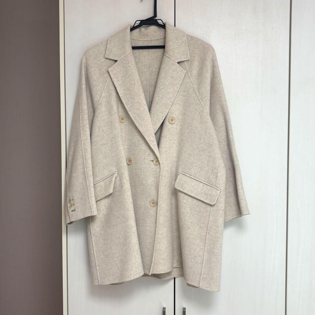 【Plage】 ハミルトンダブルミディコート ベージュ38