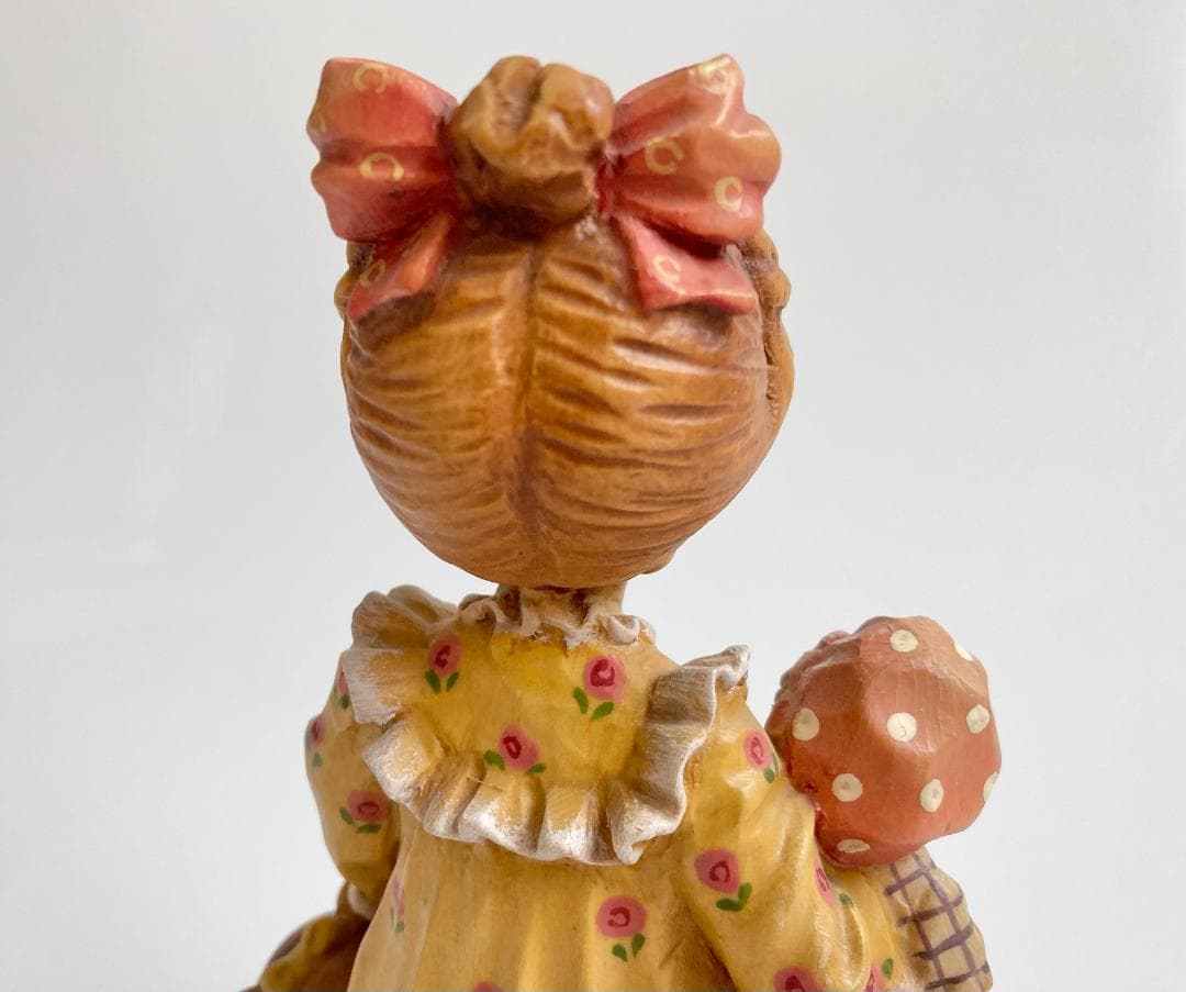 ANRI アンリ Nightie Night 木彫り人形 サラ・ケイ 17cm