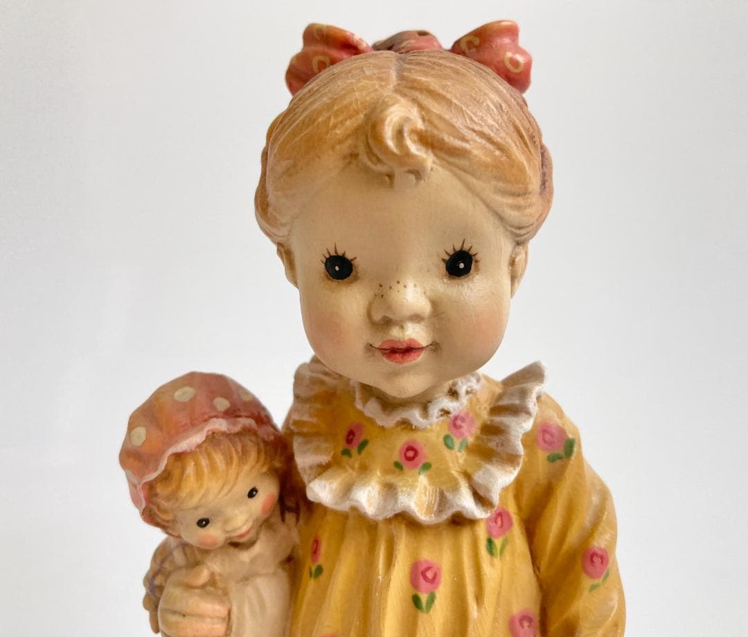 ANRI アンリ Nightie Night 木彫り人形 サラ・ケイ 17cm