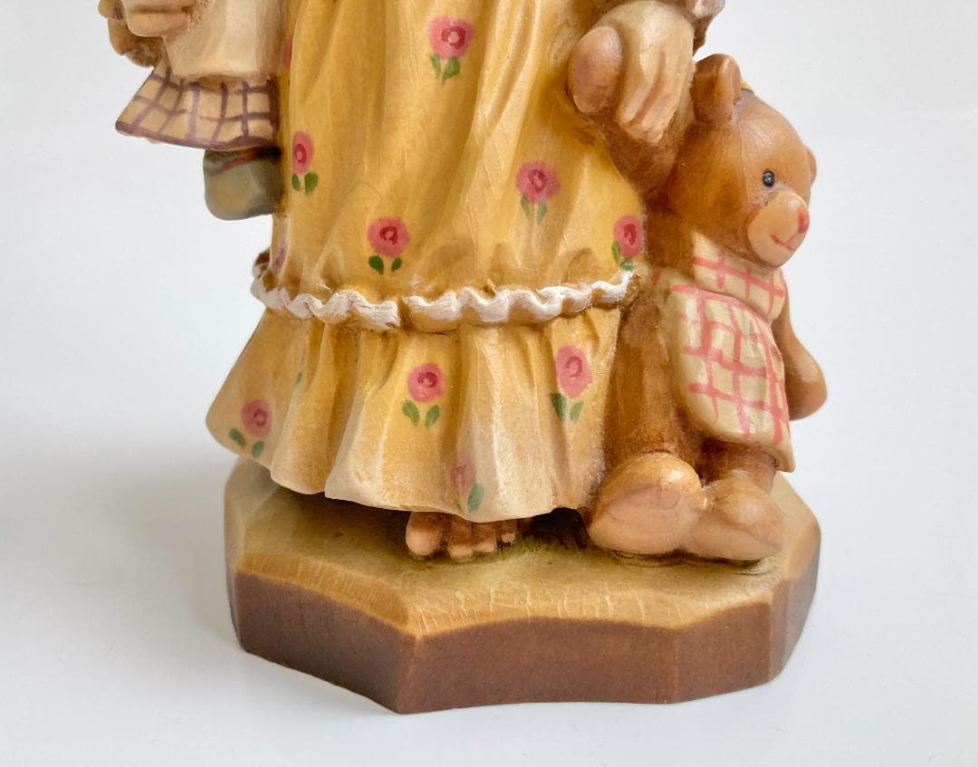 ANRI アンリ Nightie Night 木彫り人形 サラ・ケイ 17cm