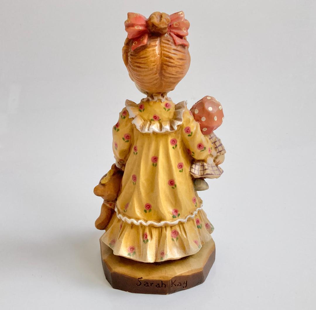 ANRI アンリ Nightie Night 木彫り人形 サラ・ケイ 17cm