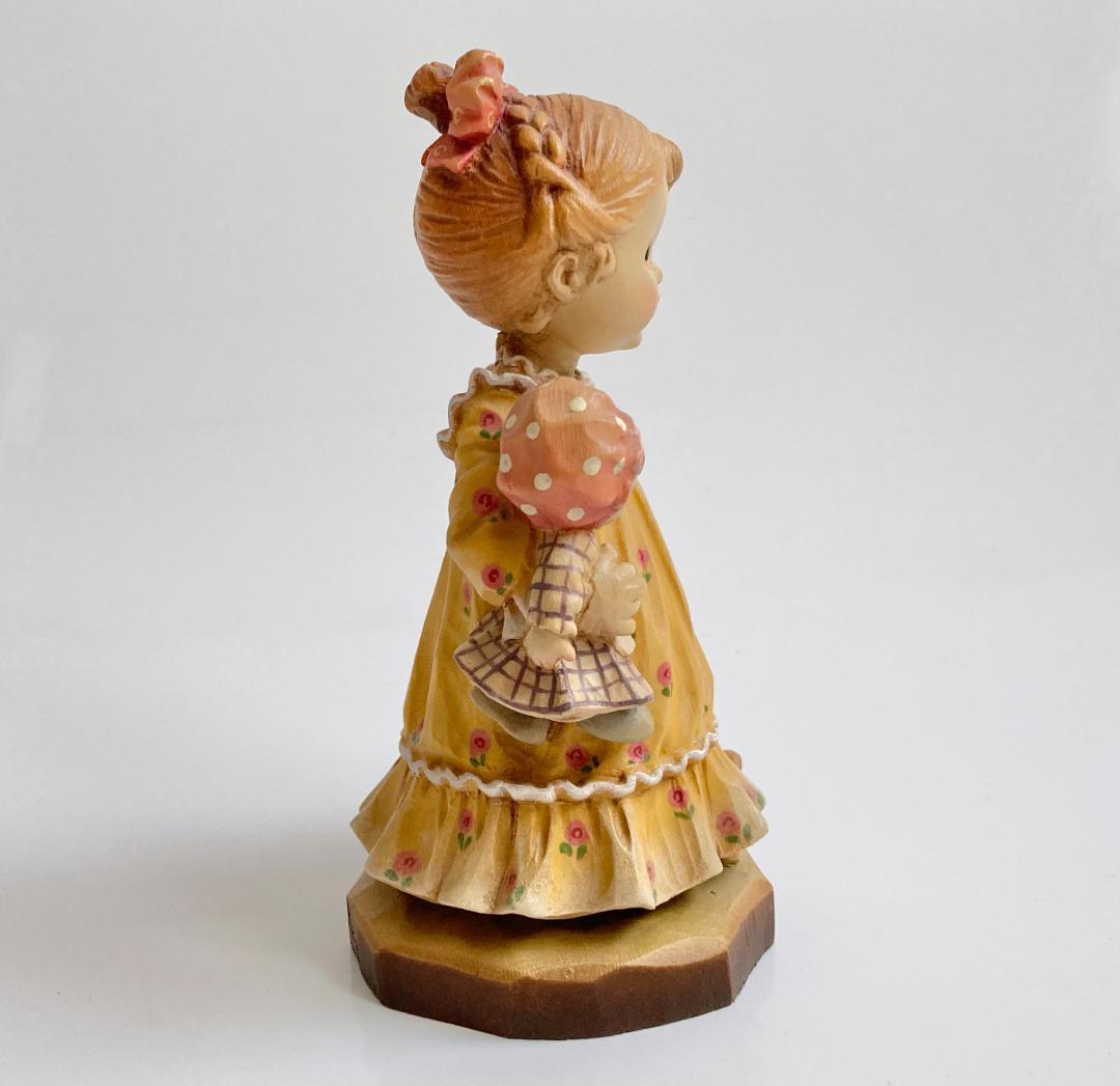 ANRI アンリ Nightie Night 木彫り人形 サラ・ケイ 17cm