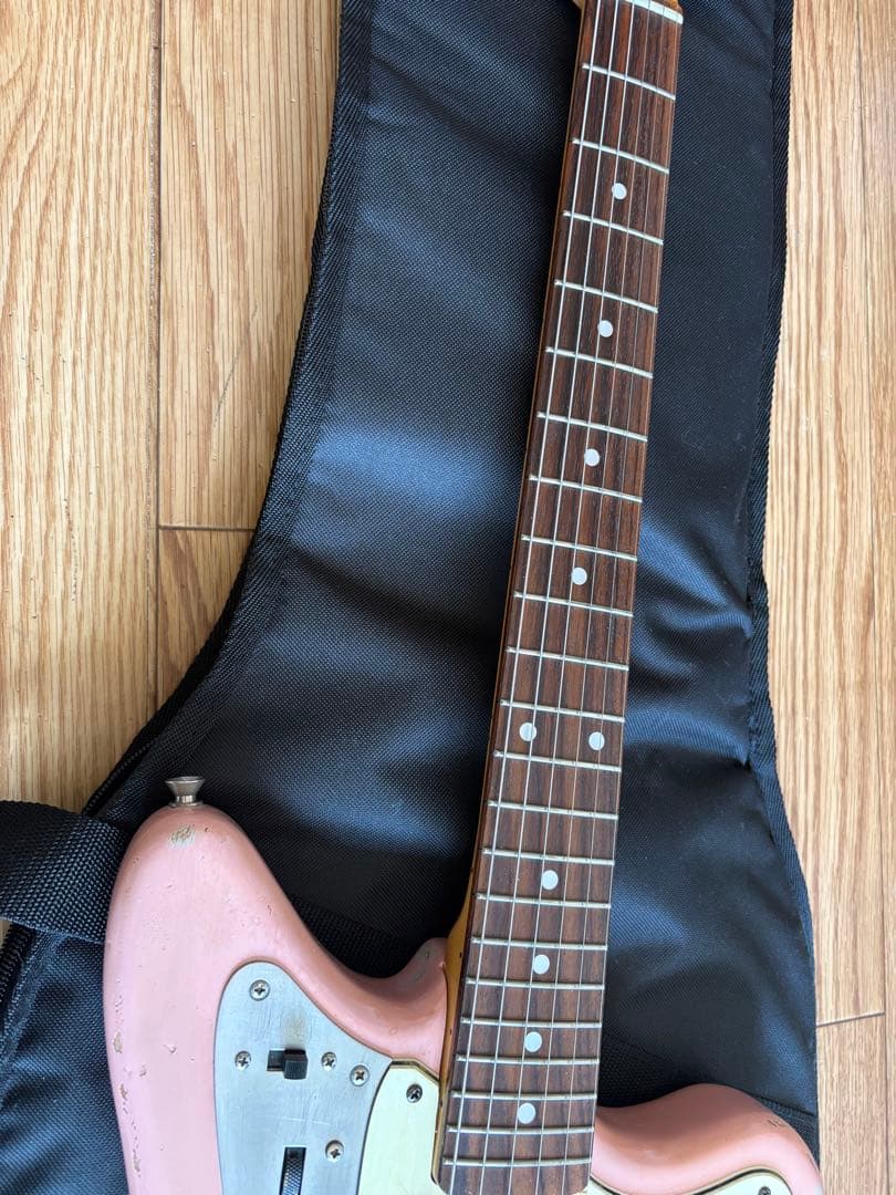 Fender Japan JG66 jaguar ピンク　ラッカー塗装　レリック