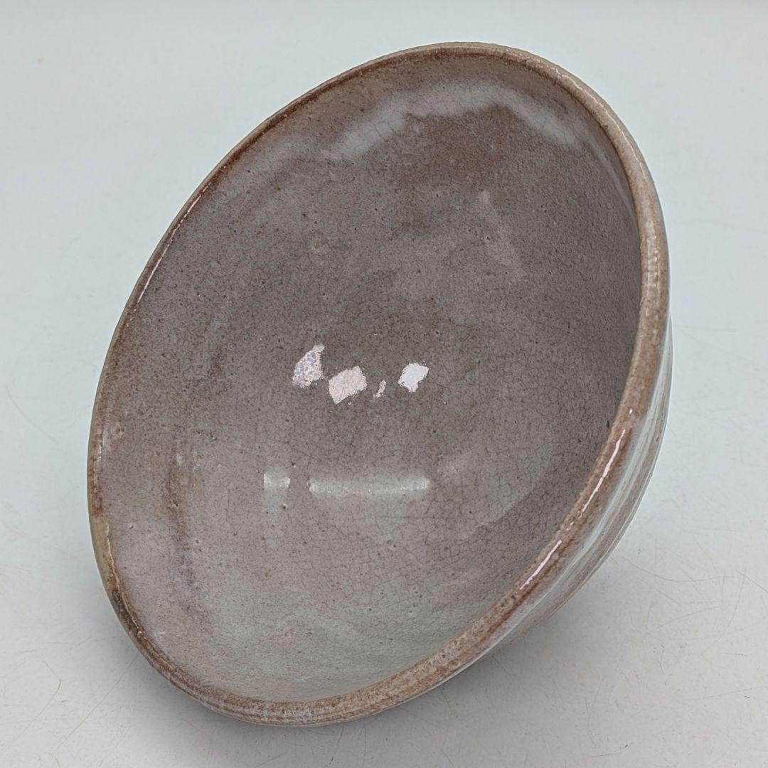 山口県指定無形文化財保持者 波多野善蔵 萩焼 茶盌 共箱（四方桟盛蓋）共布栞