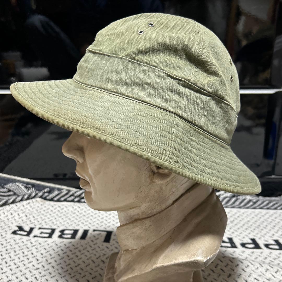 米軍実物 1940年代 WW2 HBT ヘリンボーン HAT ARMY
