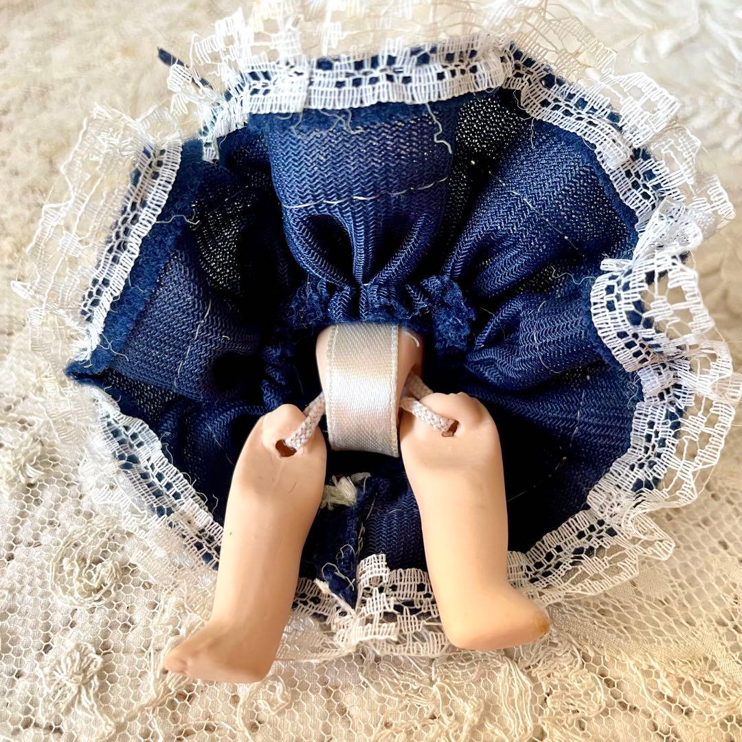 新春アンティーク福袋④ビスクドール&ドール用小物8点セット　チェア&王冠&パニエ