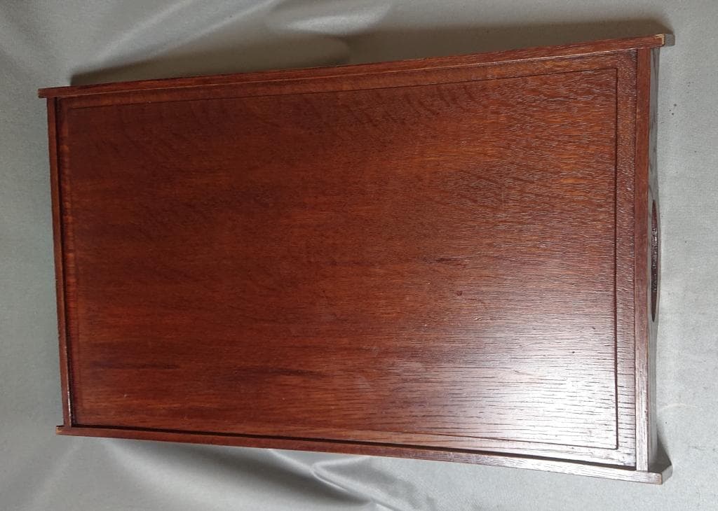 茶道具　　葡萄紋　通盆　佐藤豊樵造　共箱　１対