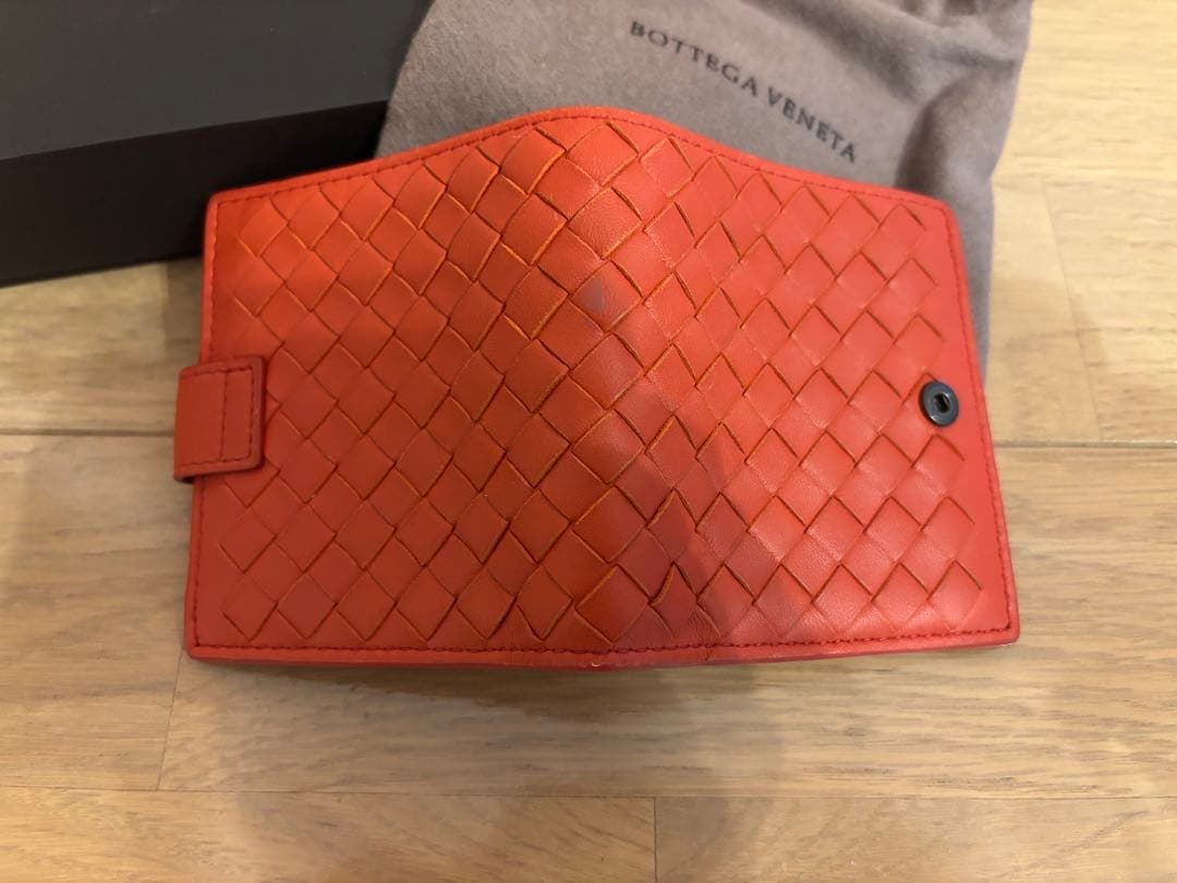 【渡辺亨 　Bottega Veneta 】二つ折り財布 オレンジ