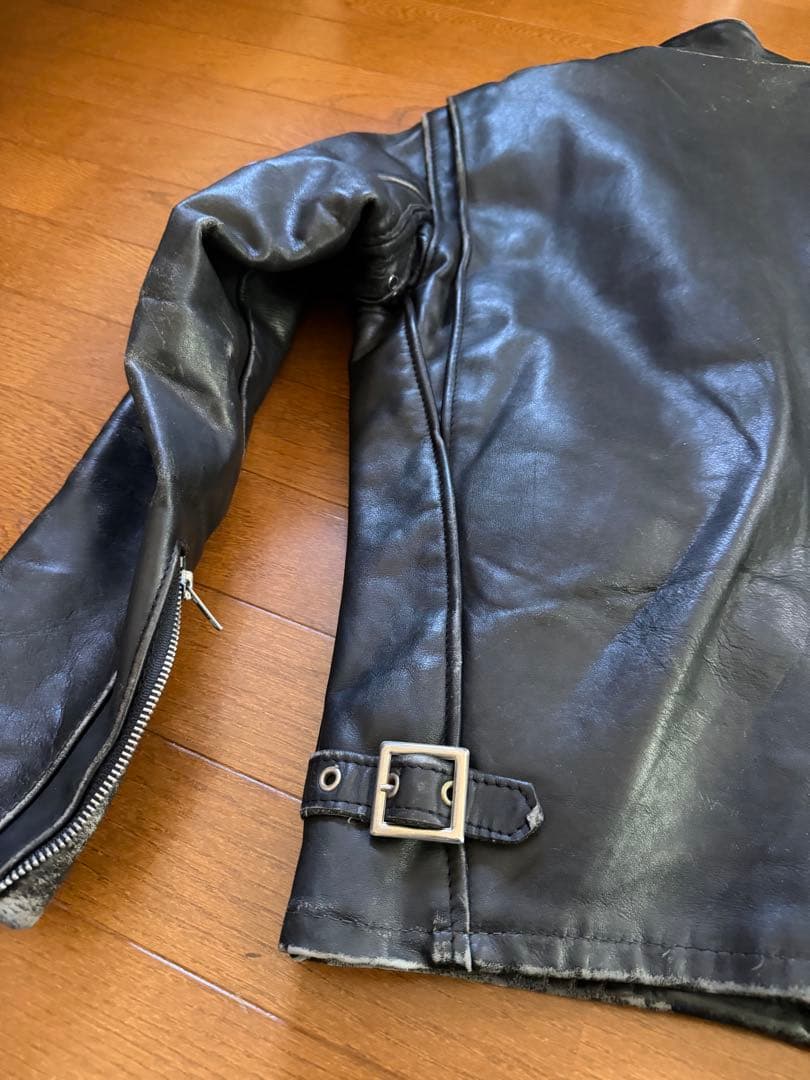 激味 SCHOTT 641 シングルライダース ボアライナー 38 USA