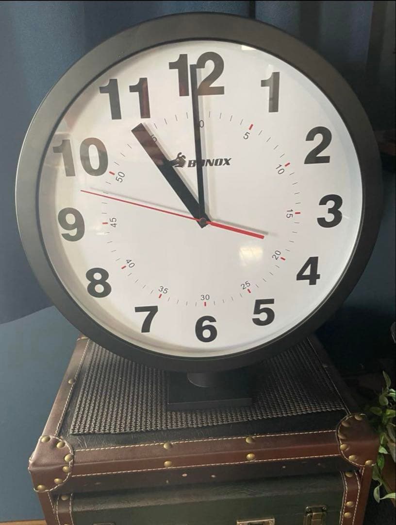 ダルトン　ダブルフェイス ウォール クロック　アルミ製　定価20900円