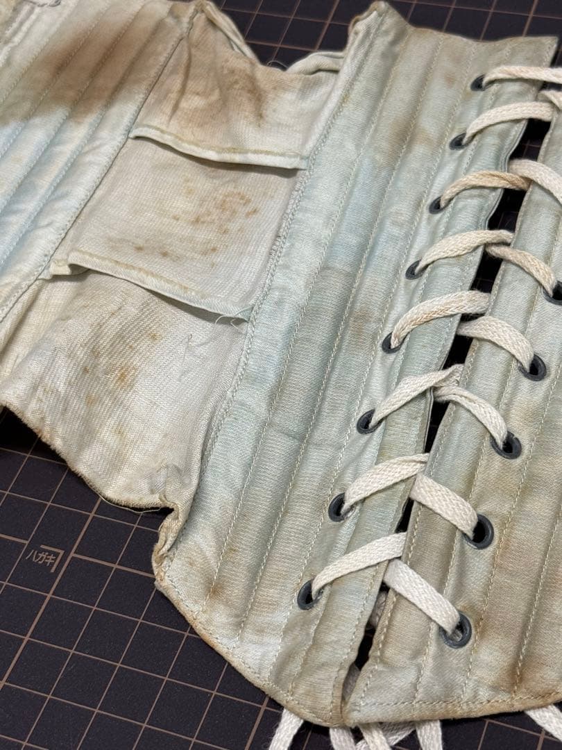 1900年代初期　フランスアンティーク　小さなコルセット　ドール・テディベア用