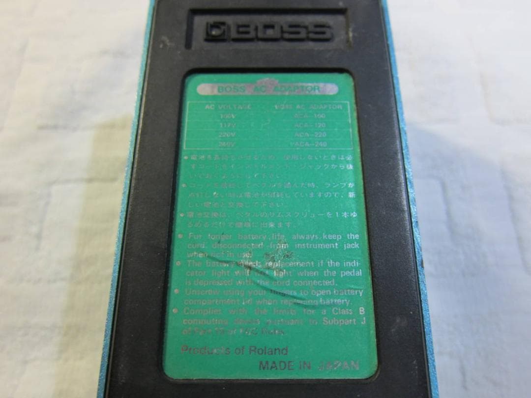 BOSS　ボス　CE-3 Chorus コーラス　山下達郎　 日本製