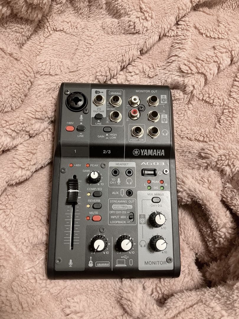 Yamaha AG03 オーディオインターフェイス マイク付き バラ売り可