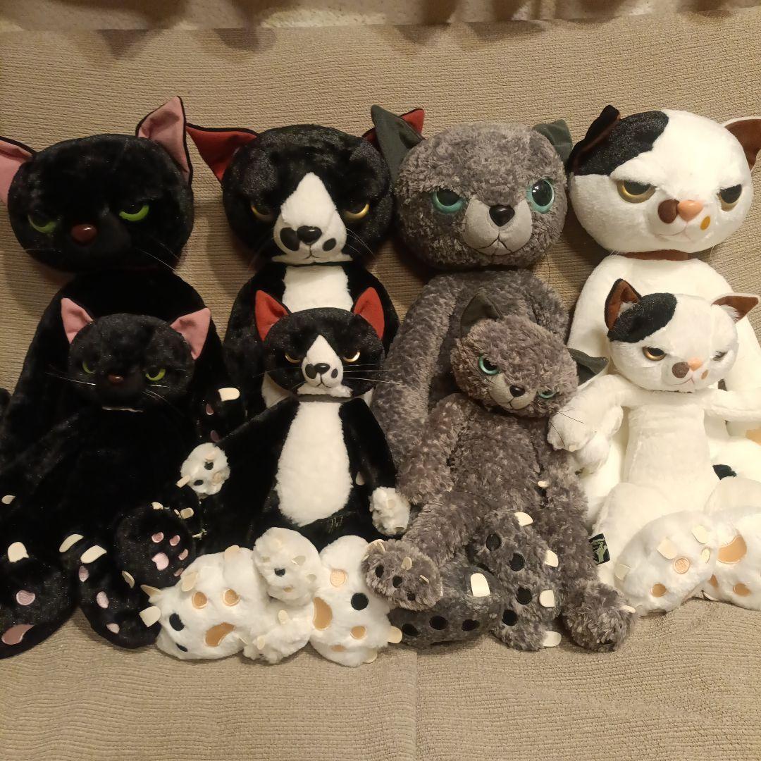 米田民穂　猫　黒　スクラッチ ぬいぐるみ　まとめ売り