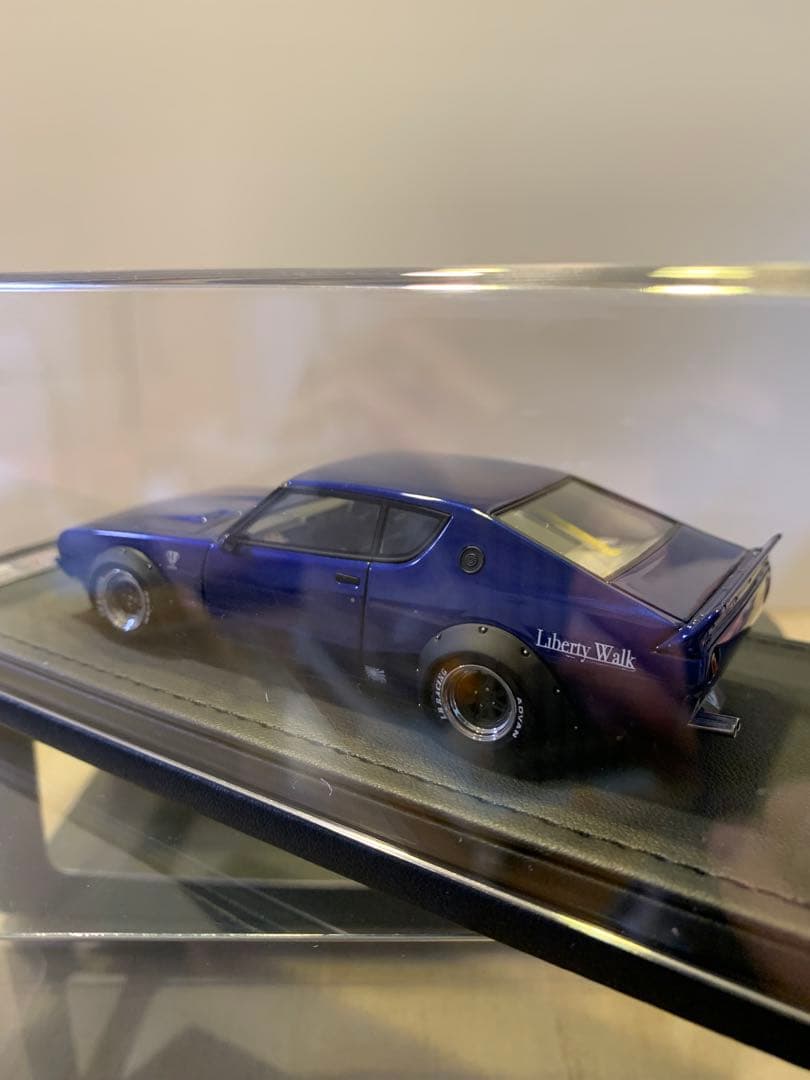 イグニッションモデル　1/43 LBWK ケンメリ ブルーメタリック