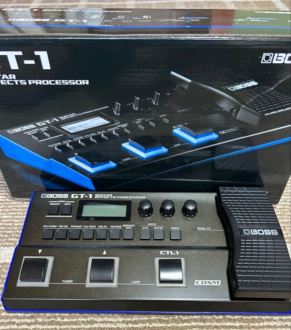 BOSS GT-1 マルチエフェクター　ケース、箱、取説付